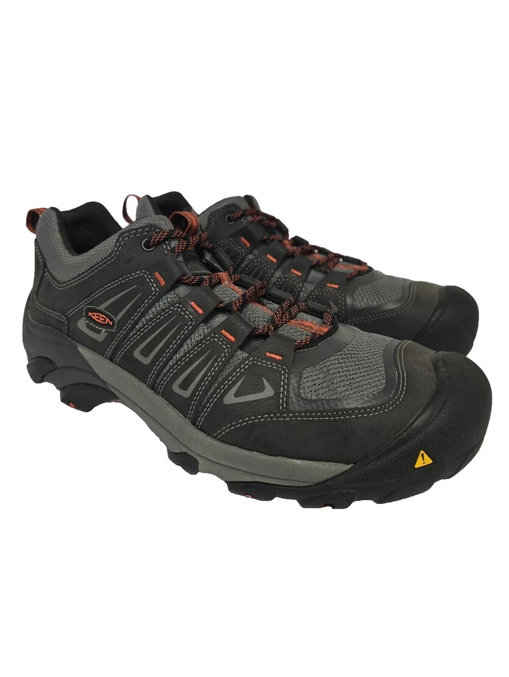 Keen Utility Men's Boulder 1018654 Low Steel Toe Work Shoe Gray Size 14D